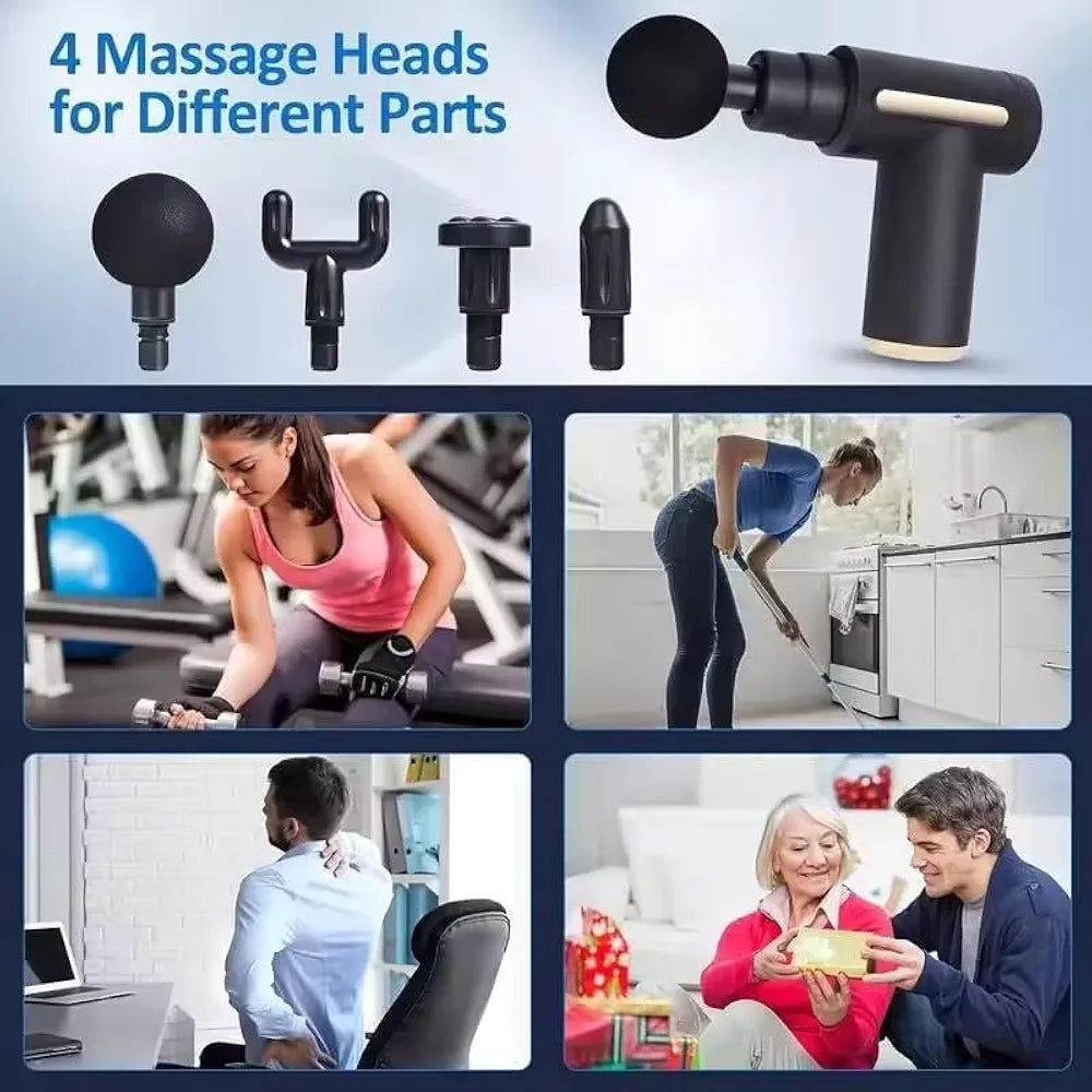 Mini Massage Gun Portable Deep Tissue Percussion Massager